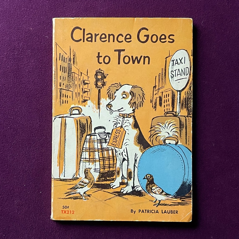 Vintage Children’s Paperback Book Clarence Goes to Town Scholastic Print Novel